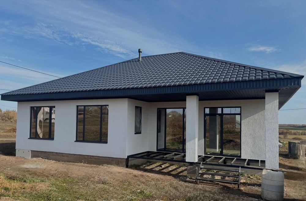 Дом с панорамным остеклением — 139 м² — построен СК «Свой Дом», Уфа