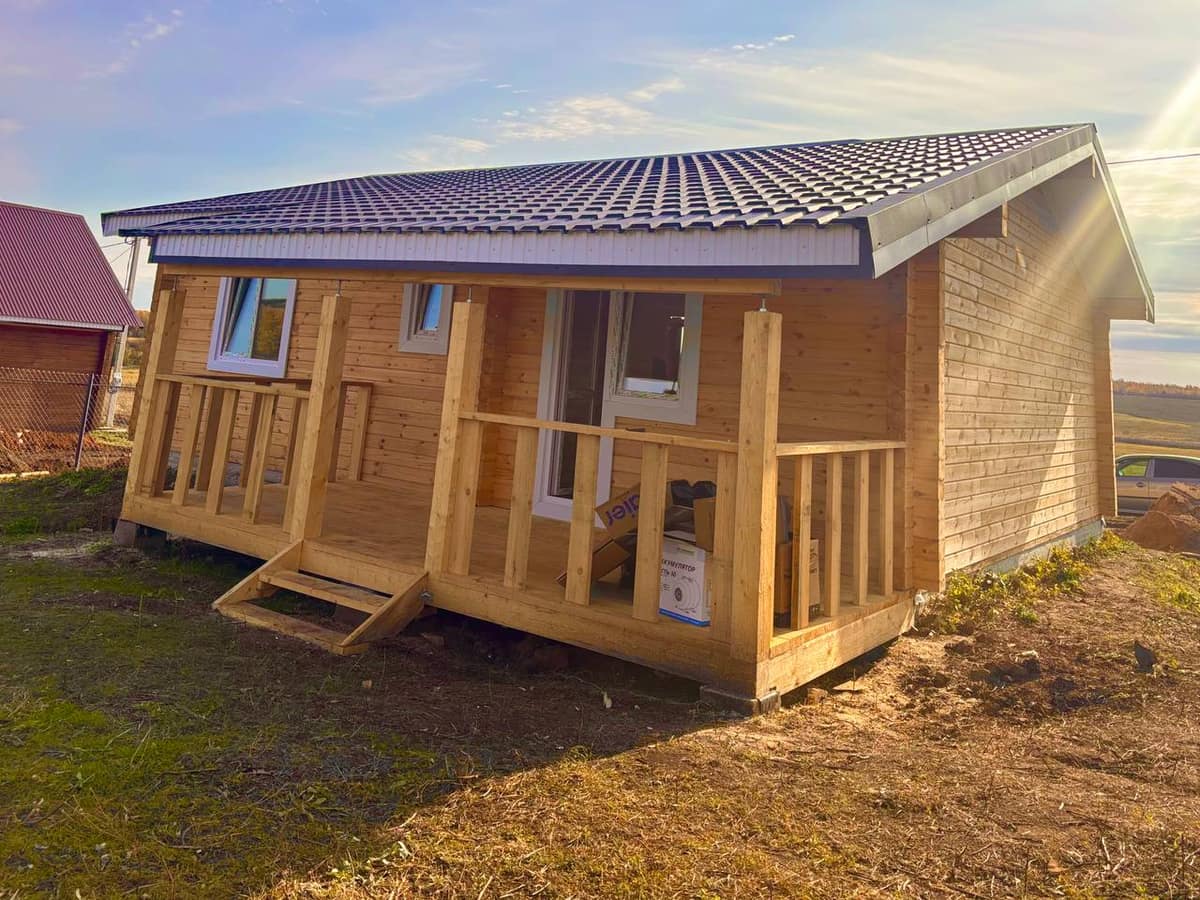 Продается уютный дом из профилированного бруса – 86 м² — СК «Свой Дом»